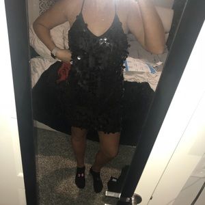 Beautiful black sequin dress never worn, tried on